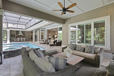 Elegant 4BR/4BA custom home on one of the largest lots in on Berkeley Hall Golf Club in South Carolina - for sale on GolfHomes.com, golf home, golf lot