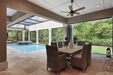 Elegant 4BR/4BA custom home on one of the largest lots in on Berkeley Hall Golf Club in South Carolina - for sale on GolfHomes.com, golf home, golf lot