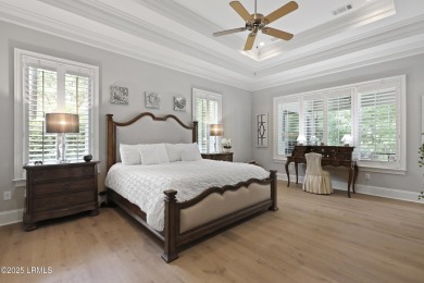 Elegant 4BR/4BA custom home on one of the largest lots in on Berkeley Hall Golf Club in South Carolina - for sale on GolfHomes.com, golf home, golf lot
