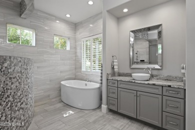 Elegant 4BR/4BA custom home on one of the largest lots in on Berkeley Hall Golf Club in South Carolina - for sale on GolfHomes.com, golf home, golf lot