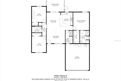 This beautiful 3 Bedroom, 2 Bath home in THE VILLASGES, Florida on The Links of Spruce Creek in Florida - for sale on GolfHomes.com, golf home, golf lot