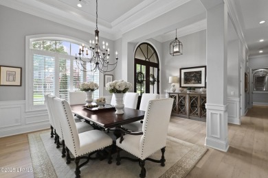 Elegant 4BR/4BA custom home on one of the largest lots in on Berkeley Hall Golf Club in South Carolina - for sale on GolfHomes.com, golf home, golf lot