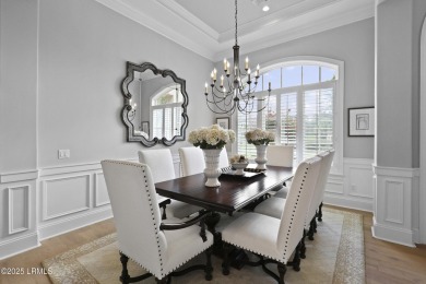 Elegant 4BR/4BA custom home on one of the largest lots in on Berkeley Hall Golf Club in South Carolina - for sale on GolfHomes.com, golf home, golf lot