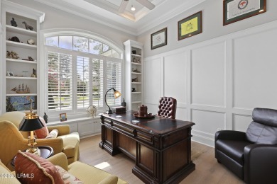 Elegant 4BR/4BA custom home on one of the largest lots in on Berkeley Hall Golf Club in South Carolina - for sale on GolfHomes.com, golf home, golf lot