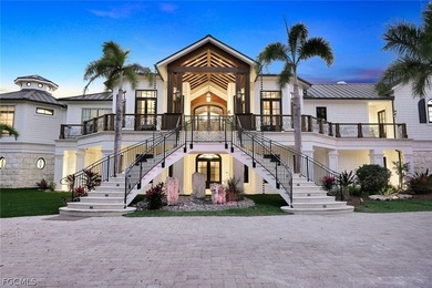 Set on 4.55 acres at the very end of prestigious W Gulf Drive on  in Florida - for sale on GolfHomes.com, golf home, golf lot