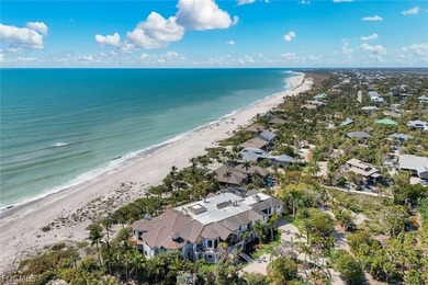 Set on 4.55 acres at the very end of prestigious W Gulf Drive on  in Florida - for sale on GolfHomes.com, golf home, golf lot