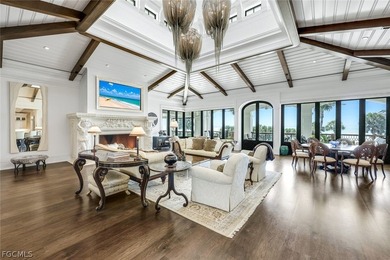 Set on 4.55 acres at the very end of prestigious W Gulf Drive on  in Florida - for sale on GolfHomes.com, golf home, golf lot