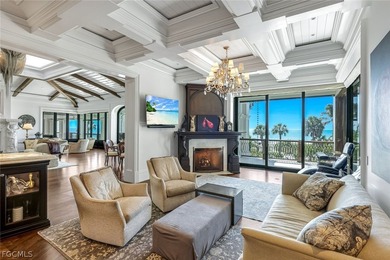 Set on 4.55 acres at the very end of prestigious W Gulf Drive on  in Florida - for sale on GolfHomes.com, golf home, golf lot