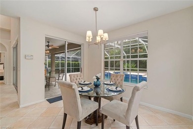 Sun-drenched southern exposure, a stunning updated pool, and on Shadow Wood Country Club in Florida - for sale on GolfHomes.com, golf home, golf lot