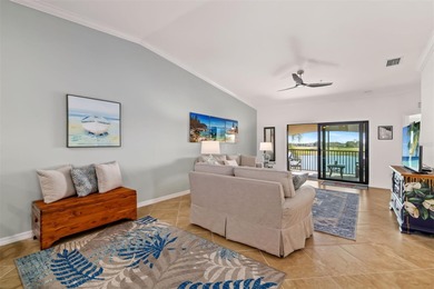 As the sign says, *Life is better on the Lanai* - this is THE on Lakewood National Golf Club in Florida - for sale on GolfHomes.com, golf home, golf lot