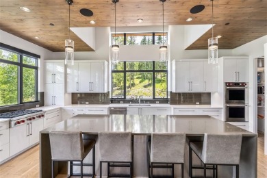 Discover 585 Two Cabins Drive, a 2016 custom-built Mountain on Raven Golf Club At Three Peaks in Colorado - for sale on GolfHomes.com, golf home, golf lot