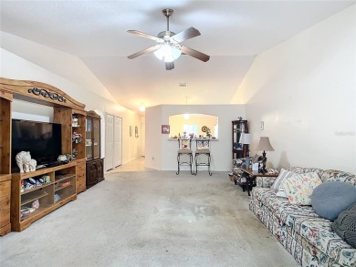 Welcome to this charming 3 bedroom, 2 bath, 2 car garage home on Citrus Springs Country Club in Florida - for sale on GolfHomes.com, golf home, golf lot