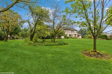 This unique custom-built Tudor-style home offers stunning views on Wedgewood Golf Course in Illinois - for sale on GolfHomes.com, golf home, golf lot