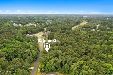 Build your coastal dream home on this wooded private lot in on Brierwood Golf Club in North Carolina - for sale on GolfHomes.com, golf home, golf lot