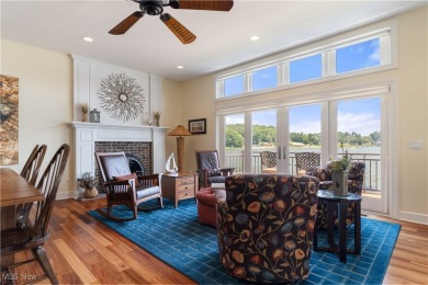 Live the lakefront dream at this exceptional 4-bedroom, 5.5-bath on Lake Mohawk Golf Club in Ohio - for sale on GolfHomes.com, golf home, golf lot