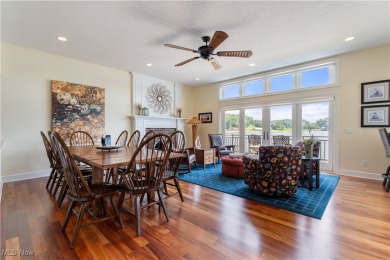 Live the lakefront dream at this exceptional 4-bedroom, 5.5-bath on Lake Mohawk Golf Club in Ohio - for sale on GolfHomes.com, golf home, golf lot