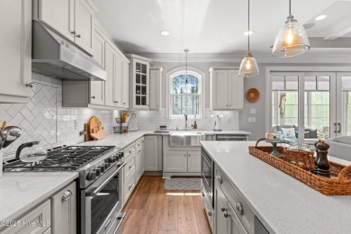 Welcome to this stunning, nearly-new home nestled in the on Members Club At St. James Plantation in North Carolina - for sale on GolfHomes.com, golf home, golf lot