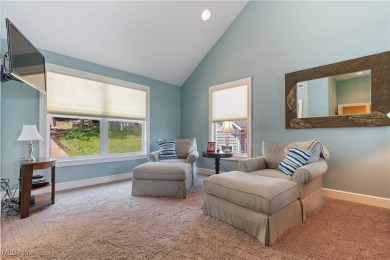 Live the lakefront dream at this exceptional 4-bedroom, 5.5-bath on Lake Mohawk Golf Club in Ohio - for sale on GolfHomes.com, golf home, golf lot
