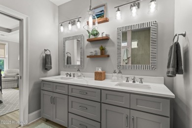 Welcome to this stunning, nearly-new home nestled in the on Members Club At St. James Plantation in North Carolina - for sale on GolfHomes.com, golf home, golf lot