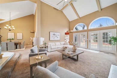 Situated on over a half-acre double lot among mature trees and on Brown Deer Golf Club in Iowa - for sale on GolfHomes.com, golf home, golf lot