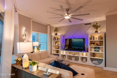 Wake up to sweeping Intracoastal water views from this 7th-floor on Oceans Golf Club in Florida - for sale on GolfHomes.com, golf home, golf lot