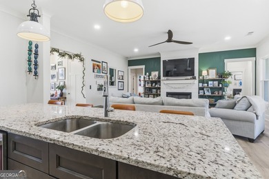 Experience the elegance of this stunning Craftsman-style on Milledgeville Country Club in Georgia - for sale on GolfHomes.com, golf home, golf lot