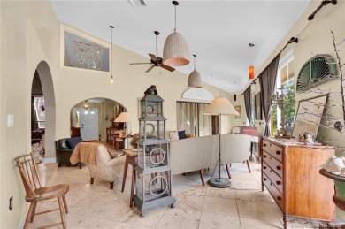 This 3 bedroom with 2 full bathroom CBS pool home is located on on Evergreen Club in Florida - for sale on GolfHomes.com, golf home, golf lot