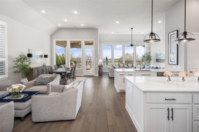 LAKE VIEW Highland built SINGLE STORY home is located in highly on The Tribute At the Colony in Texas - for sale on GolfHomes.com, golf home, golf lot