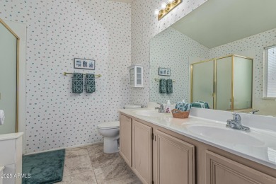 Welcome to this beautifully maintained 3-bedroom, 2-bathroom on Arrowhead Country Club in Arizona - for sale on GolfHomes.com, golf home, golf lot