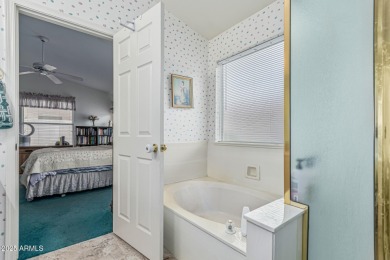 Welcome to this beautifully maintained 3-bedroom, 2-bathroom on Arrowhead Country Club in Arizona - for sale on GolfHomes.com, golf home, golf lot
