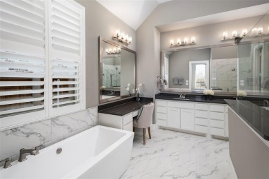 LAKE VIEW Highland built SINGLE STORY home is located in highly on The Tribute At the Colony in Texas - for sale on GolfHomes.com, golf home, golf lot