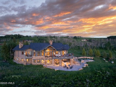 Enjoy breathtaking views from the expansive deck and patio of on Club At Cordillera Summit Course in Colorado - for sale on GolfHomes.com, golf home, golf lot