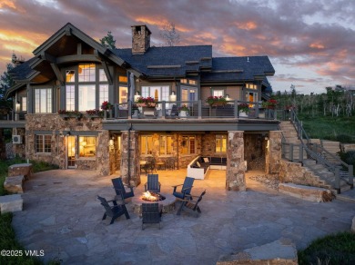 Enjoy breathtaking views from the expansive deck and patio of on Club At Cordillera Summit Course in Colorado - for sale on GolfHomes.com, golf home, golf lot