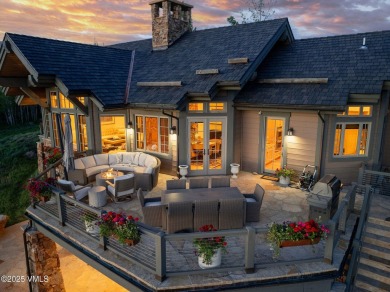Enjoy breathtaking views from the expansive deck and patio of on Club At Cordillera Summit Course in Colorado - for sale on GolfHomes.com, golf home, golf lot