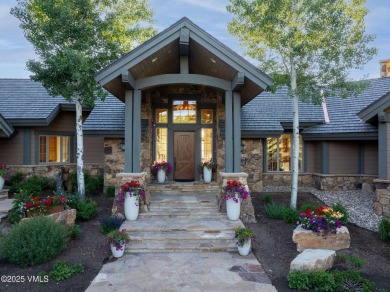 Enjoy breathtaking views from the expansive deck and patio of on Club At Cordillera Summit Course in Colorado - for sale on GolfHomes.com, golf home, golf lot