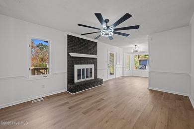 Welcome to 309 Channel Run, a stunning 3-bedroom, 2-bath home on River Bend Golf and Country Club in North Carolina - for sale on GolfHomes.com, golf home, golf lot