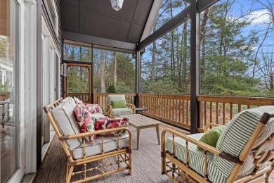 Nestled in the prestigious gated Cullasaja Club, this elegant on Cullasaja Club in North Carolina - for sale on GolfHomes.com, golf home, golf lot