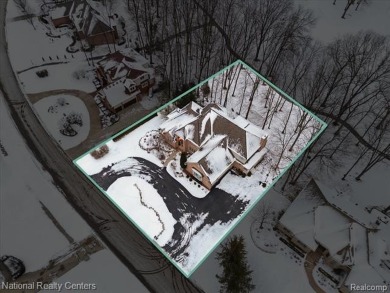 Location, location, location! This five-bedroom, four-full-bath on Prestwick Village Golf Club in Michigan - for sale on GolfHomes.com, golf home, golf lot