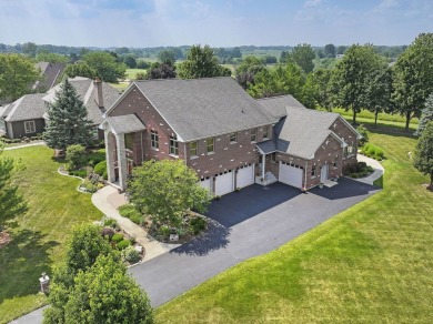 CUSTOM ALL-BRICK HOME WITH EXPANSIVE BASEMENT, GOLF COURSE VIEWS on RedTail Golf Club in Illinois - for sale on GolfHomes.com, golf home, golf lot