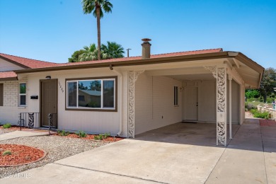 Move-in ready and beautifully remodeled, this 3-bedroom, 2-bath on Sun City South Golf Course in Arizona - for sale on GolfHomes.com, golf home, golf lot