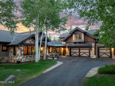 This exceptional home is located above the first fairway of the on Club At Cordillera Summit Course in Colorado - for sale on GolfHomes.com, golf home, golf lot