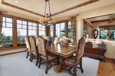 This exceptional home is located above the first fairway of the on Club At Cordillera Summit Course in Colorado - for sale on GolfHomes.com, golf home, golf lot
