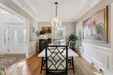 Elegant 4BR/2.5BA brick home in Landfall with private pond views on Country Club of Landfall in North Carolina - for sale on GolfHomes.com, golf home, golf lot