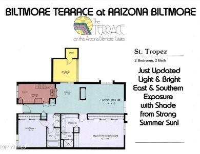 REDUCED ! Light & Bright Spacious Updated Turn-Key at BILTMORE on Arizona Biltmore Golf and Country Club in Arizona - for sale on GolfHomes.com, golf home, golf lot