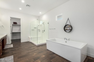 Deluxe urban living. The Cranston's inviting covered entry and on Sterling Grove Golf & Country Club in Arizona - for sale on GolfHomes.com, golf home, golf lot