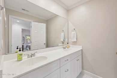 Elegant 4BR/2.5BA brick home in Landfall with private pond views on Country Club of Landfall in North Carolina - for sale on GolfHomes.com, golf home, golf lot