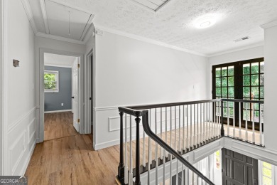 Discover this beautifully maintained brick 4-bedroom, 2.5-bath on Canongate At Flat Creek Club in Georgia - for sale on GolfHomes.com, golf home, golf lot