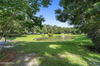 Elegant 4BR/2.5BA brick home in Landfall with private pond views on Country Club of Landfall in North Carolina - for sale on GolfHomes.com, golf home, golf lot