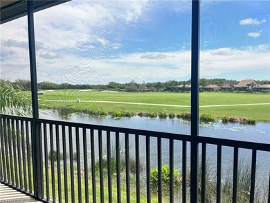 TURNKEY! WATER + GOLF VIEWS! END UNIT CONDO IN DEL WEBB NAPLES on Panther Run Golf Club in Florida - for sale on GolfHomes.com, golf home, golf lot