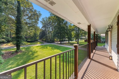 Discover this beautifully maintained brick 4-bedroom, 2.5-bath on Canongate At Flat Creek Club in Georgia - for sale on GolfHomes.com, golf home, golf lot